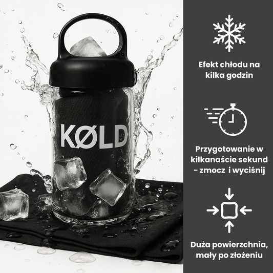 Ręcznik chłodzący KØLD 30 x 70 cm